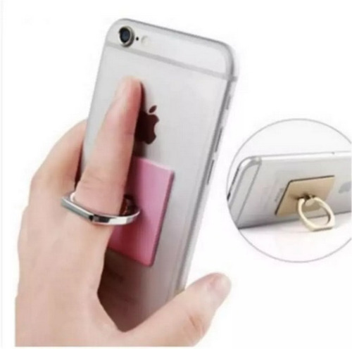 Imagem 2 de 3 de Anel Ring Suporte Hook iPhone Celulares Tablet Kit 2 Peças