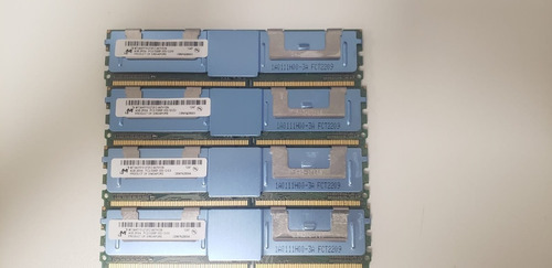 Imagem 1 de 1 de Memoria Servidor Micron 16gb Ddr2 Sdram Pc2-5300f 2rx4
