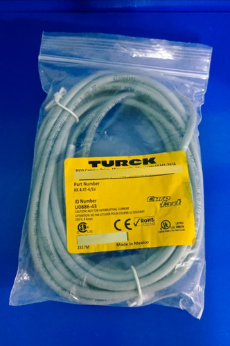Rk 4.4t-4/sv - Cable De Extensión 4 Mts. Turck.