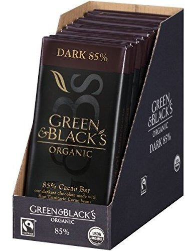 Chocolate Oscuro Orgánico De Green & Black, 85% De Cacao, | Mercado Libre