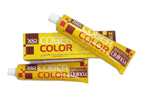 Tinte Xiomara Cober Color 2 Tubos + 2 Bolsas De Perox Vol 21