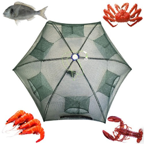 Plegable De La Pesca Neta De Peces Camarón Carpa Cangrejo Ce