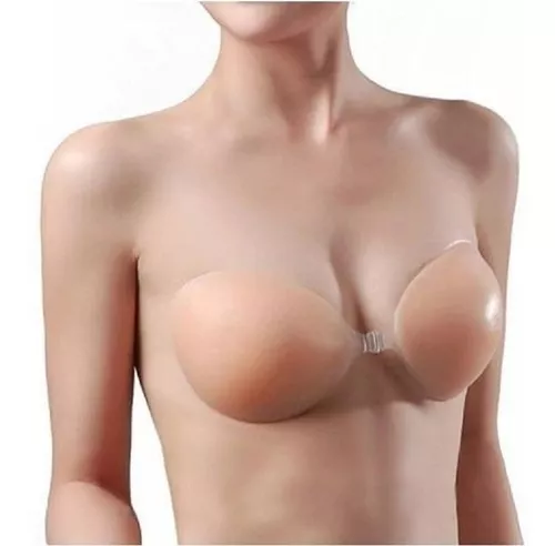 Sutiã Auto Adesivo Bojo De Silicone Unbra Feminino sem Alcinha Invisível  Push UP com Fecho