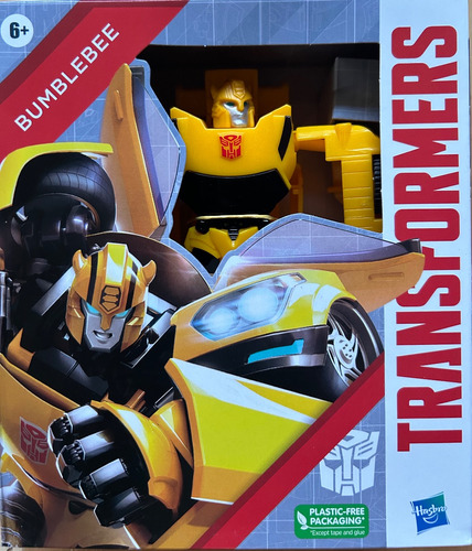 Juguete Transformers Bumblebee 4 Pasos, Basico 16 Cm Alto
