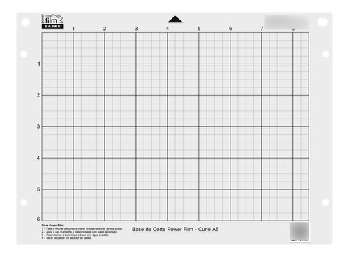1 Mat Adesivo C/ Cola - 15x21 - Para Silhouette Curio