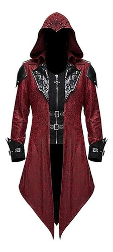 Chaqueta Con Capucha Estilo Gótico Assassin Creed Steampunk