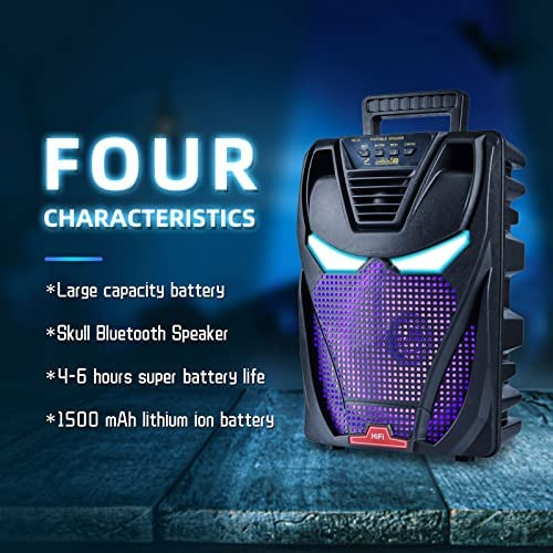 Altavoz Bluetooth Portátil Con Subwoofer Altavoces Inalámbri