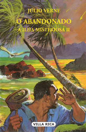 Livro O Abandonado de Júlio Verne Edição 1 A Ilha Misteriosa Volume 2 Em português 2001 Editora Garnier
