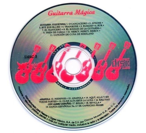 Cd Guitarra Mágica Selecciones Del Reader's Digest (Usado)