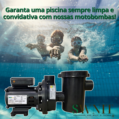 Motobomba Para Piscina Com Pré-filtro Seg Max Torque 1/2hp