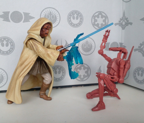 Star Wars Figuras Nitko & Battle Droid Loose Hasbro 3.75 