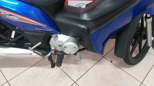 Imagem 3 de 10 de Honda Biz 125 Azul 2017