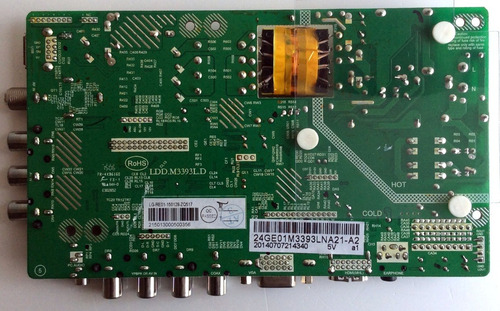 Main Rca 24ge01m3393lna21-a2 / Ldd.m3393l.d / Led24c45rqd (Usado)