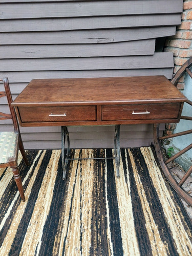 Antigua Consola + Silla Sheraton, Elegancia Y Firmeza (Usado)