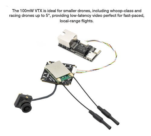 Transmisor De Vídeo Hd Wyvern Link Openipc Vtx Alpha 100mw V