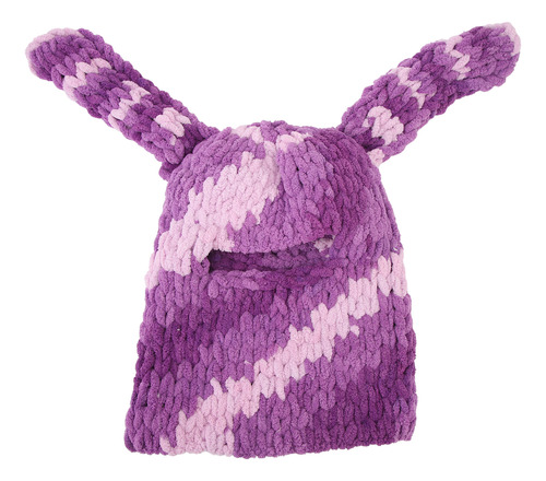 Gorro De Punto Con Orejas Largas, Con Orejas De Conejo, Mora