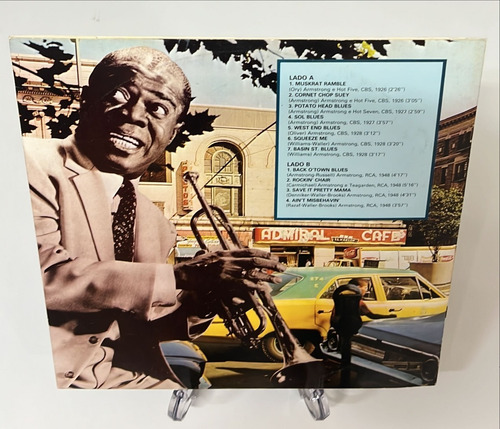 Louis Armstrong A Pers.do Jazz + Biobgrafia Lp In Brasil (Usado)