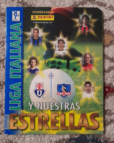 .- Album Liga Italiana Y Nuestras Estrellas Panini Incomplet