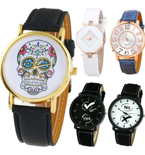 Reloj Mayoreo Micky Dama Moda Mujer Cristal Variedad Pz