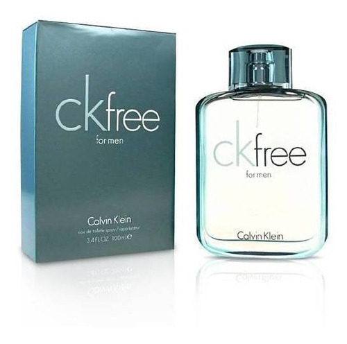 Perfume en aerosol Ck Free Edt de 100 ml para Calvin Klein