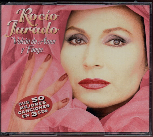 Cdx3 Rocio Jurado  50 Exitos -volcan De Amor-balada