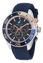Comprar Reloj Nautica Cab One Chrono Caratula Azul Oro Correa Azul Azul Marino Azul Marino Azul Marino