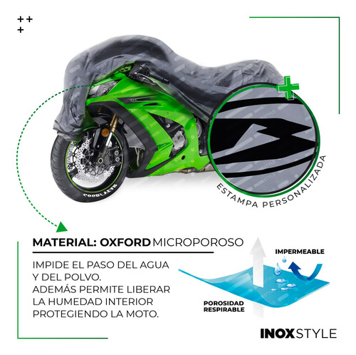Funda Cubre Moto Beta Zontes 310 Tr Akvo Motard Impermeable