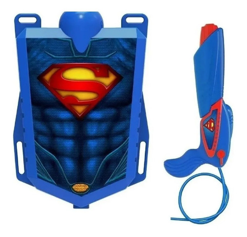 Mochila Pistola Agua Superman Justice League Dc