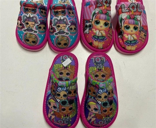 Pantuflas De Niños/as Varios Personajes Del 24 Al 34