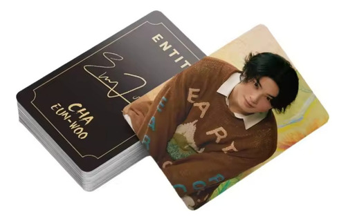 60 Photocards + 32 Stickers - Cha Eun Woo De Astro (92 Pzs)