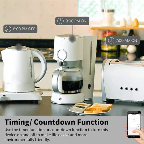 Dqst Enchufe Inteligente Wifi Smart Plug Compatible Con