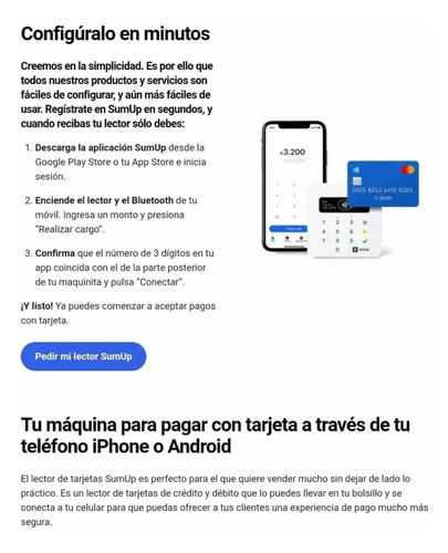 Imagen 8 de 10 de Maquina Lectora De Tarjetas Sumup + Stickers