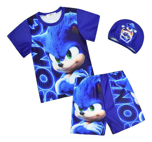 Conjunto De Bañador Infantil Sonic El Erizo