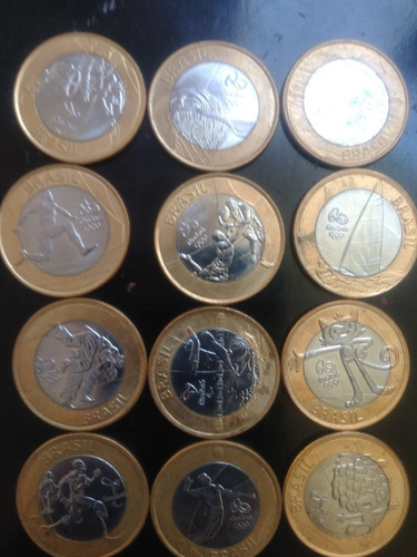 De Los Juegos Olímpicos Monedas De Colección 1 Reais 