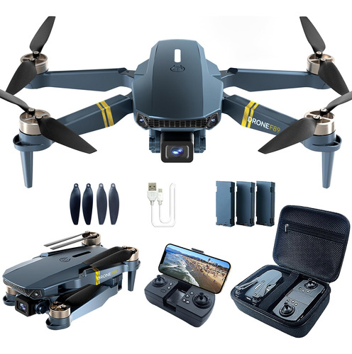 Drone Plegable Con Cámara Para Principiantes 60 Min Vuelo, W