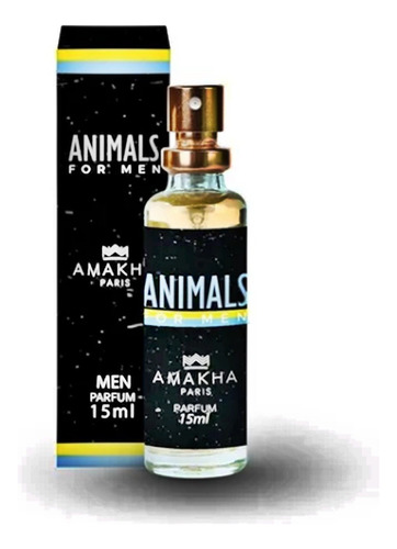 Perfume Masculino Animals Amakha Paris 15ml Para Bolso Bolsa