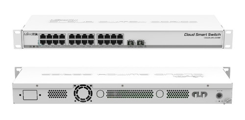 Cloud Smart Switch 24 Puertos Mikrotik Gigabit 2 Sfp