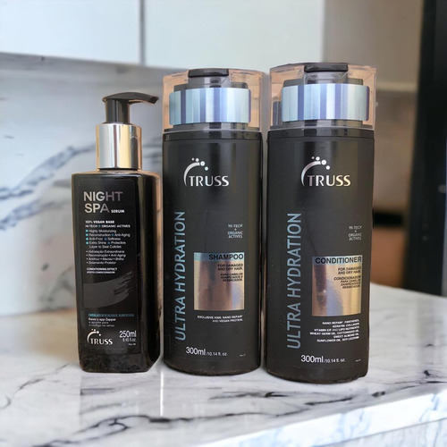 Ultra Hydration Shampoo Condicio 300ml Night Spa 250ml Truss