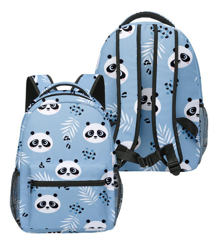 Estuche For Lápices Panda School Backpack.