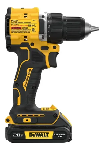 Taladro Inalámbrico Dewalt Dcd794b 20v Max Atomic
