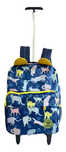 Mochila Infantil Menino Escolar Costas Carros Corrida Grande Cor