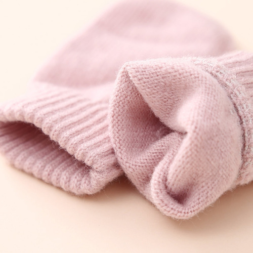 Set De Gorro Y Guantes Cálidos, Gorro Y Guantes Tejidos Para
