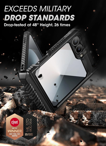 Case Supcase Para Galaxy Z Flip 6 Flip6 Protector 360° 2024