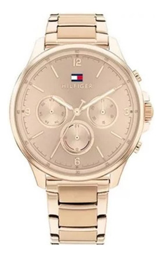 Reloj Dama Tommy Hilfiger Multifunción Gold Pink 1782369