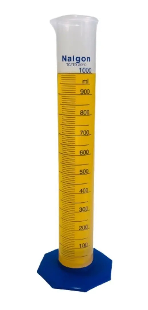 Proveta Plástica Graduada 1000ml (polipropileno) - Nalgon
