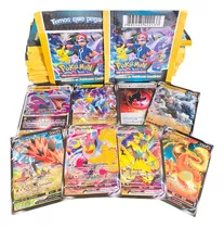 Comprar Kit 100 Cards Cartinhas Pokemon Com Cartas Especiais = 25 Envelopes