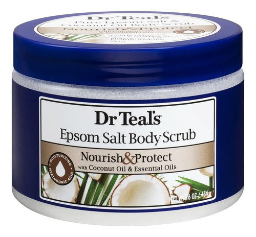 Exfoliante Corporal Dr. Teals Nurish & Protect 16 Onza Jarra