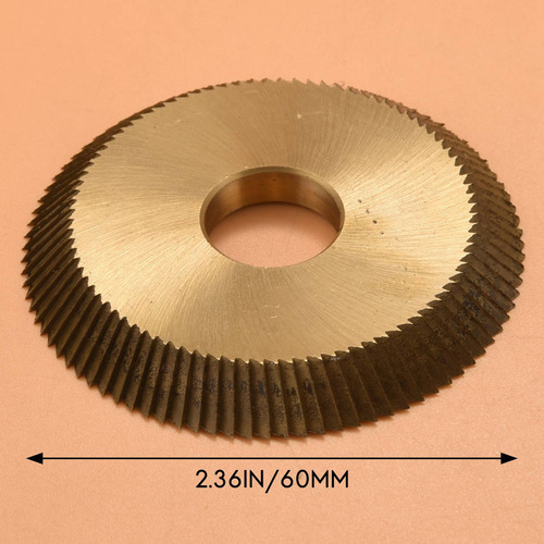 Cuchilla De Corte De Llave Chapada En Titanio De 60 X 6 X 1