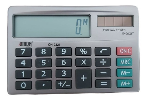 Mini Calculadora Sencilla De Mano Super Delgada + Estuche