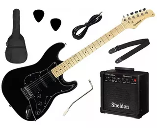 Kit Guitarra Waldman Street St-111 + Amp E Acessórios - Nf